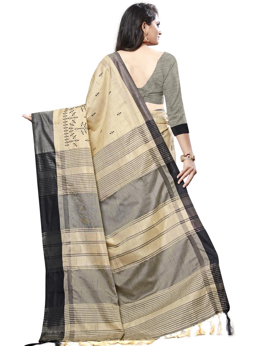 warli embroidered saree with blouse - 16816714 - Zoom Image - 2