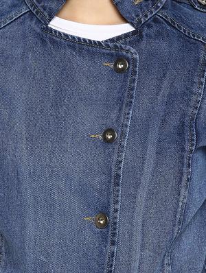 button up denim jacket - 16816771 - Standard Image - 5