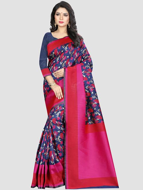 self design woven saree with blouse - 16816848 - Standard Image - 1