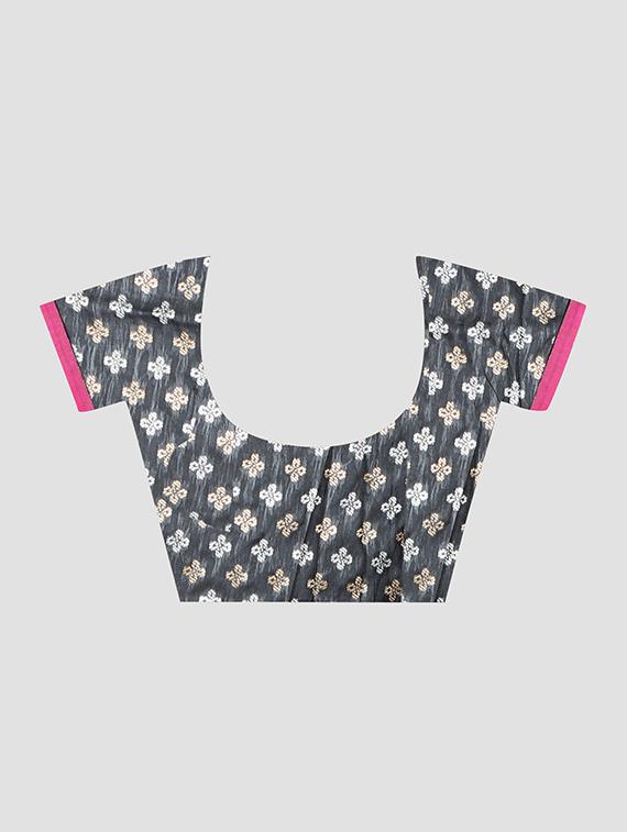 self design woven saree with blouse - 16816853 - Zoom Image - 2