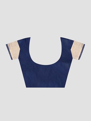 self design woven saree with blouse - 16816864 - Standard Image - 3