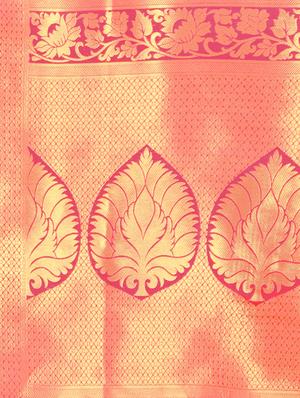 self design woven saree with blouse - 16816870 - Standard Image - 4