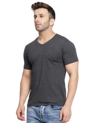 grey solid t-shirt - 16816884 - Standard Image - 2