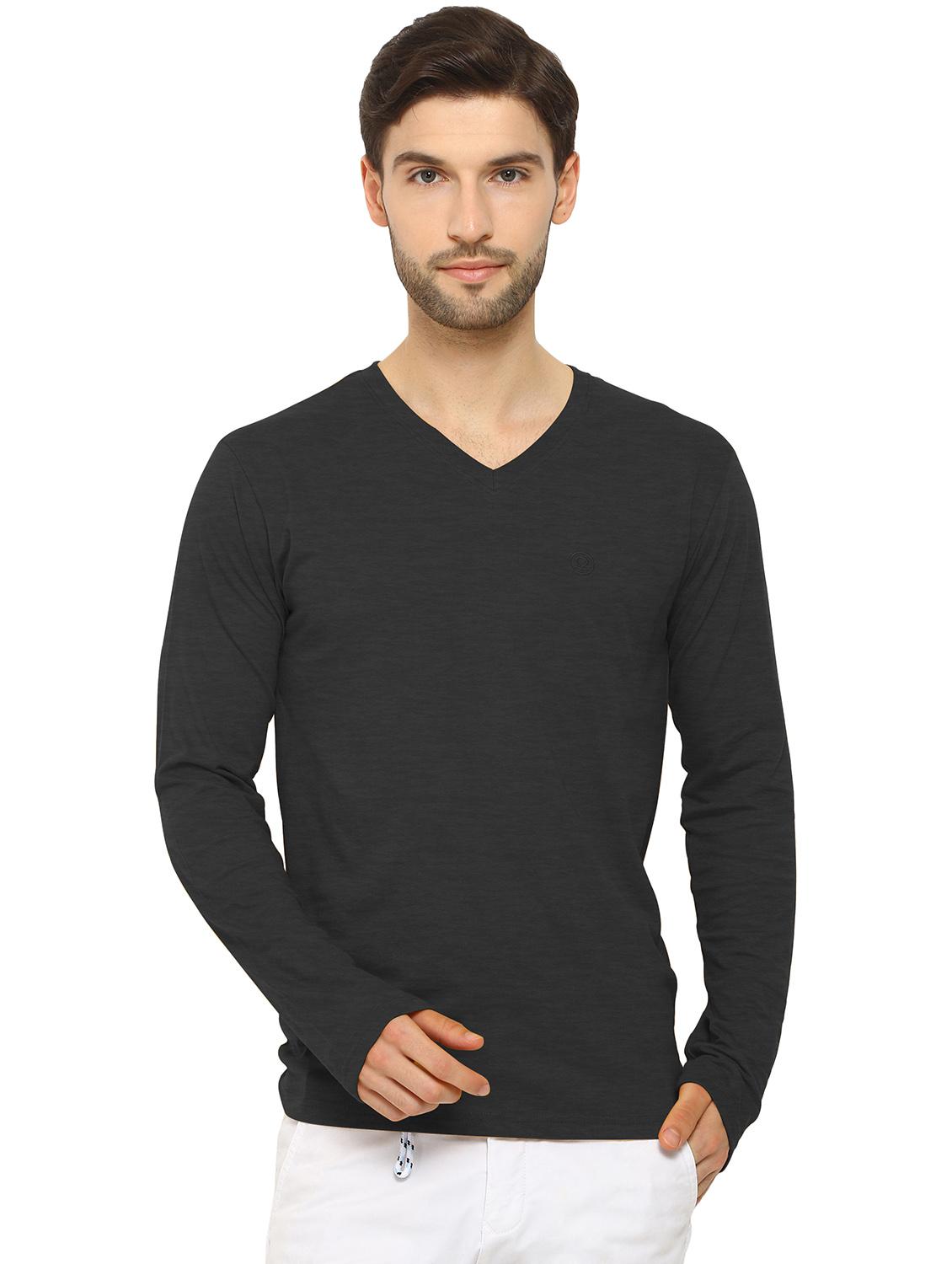 grey solid t-shirt - 16816890 - Zoom Image - 1
