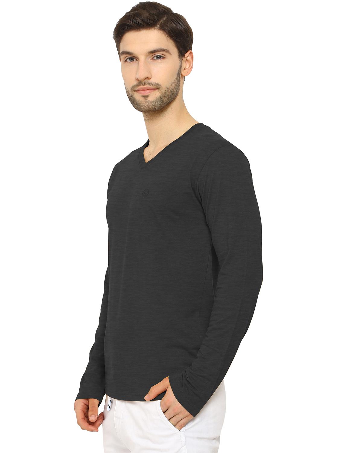 grey solid t-shirt - 16816890 - Zoom Image - 2