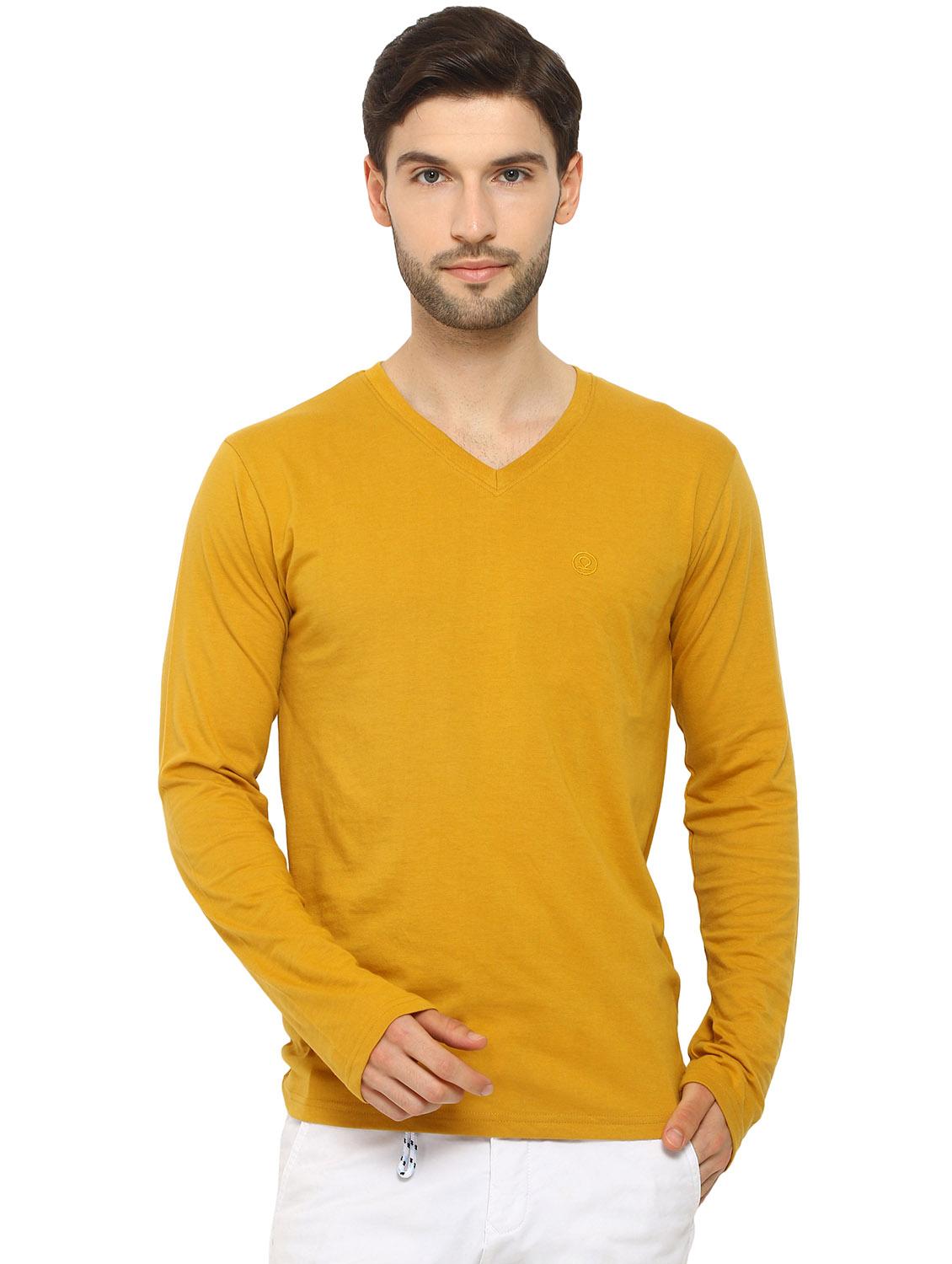yellow solid t-shirt - 16816897 - Zoom Image - 1