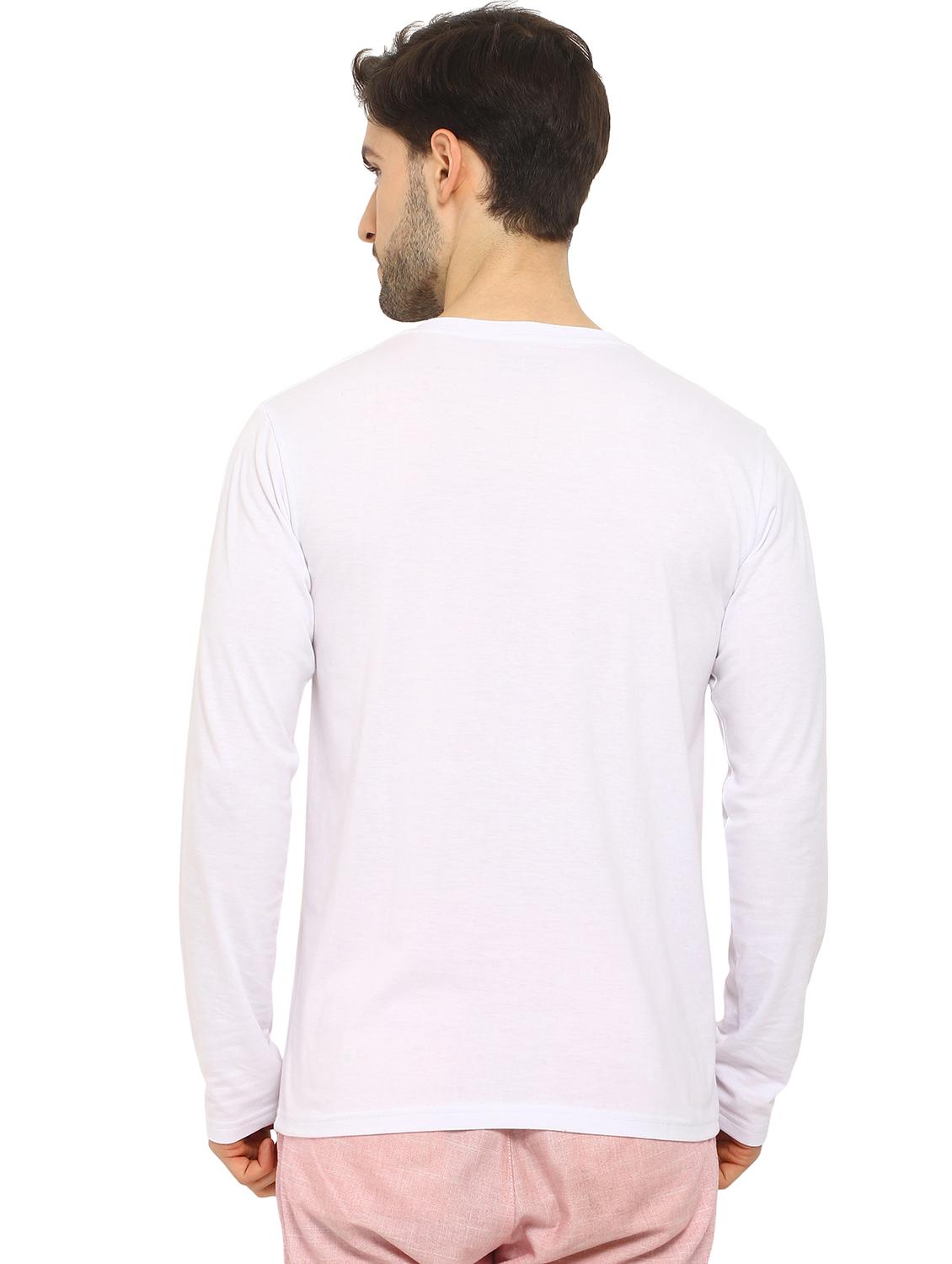 white solid t-shirt - 16816901 - Zoom Image - 3