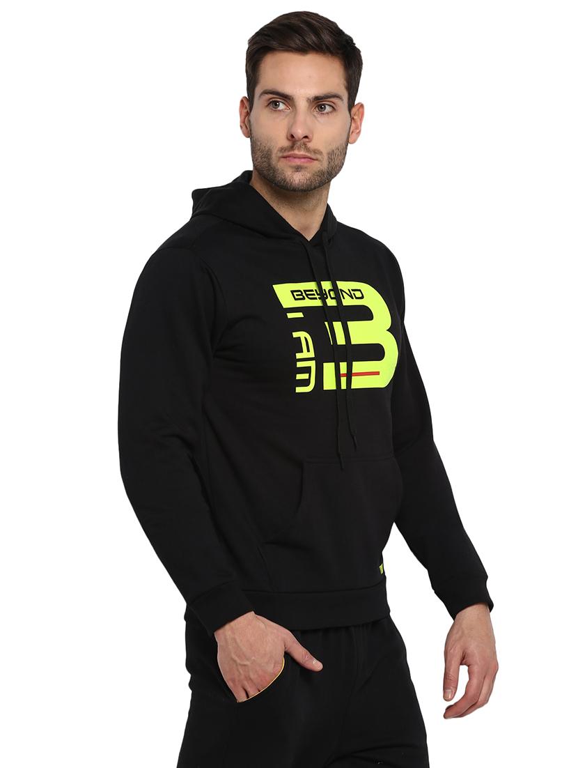 black chest printed sweatshirt - 16816975 - Zoom Image - 2