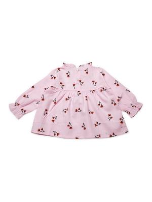 pink cotton frock - 16817122 - Standard Image - 2