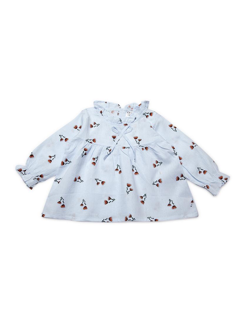 blue cotton frock - 16817124 - Zoom Image - 1