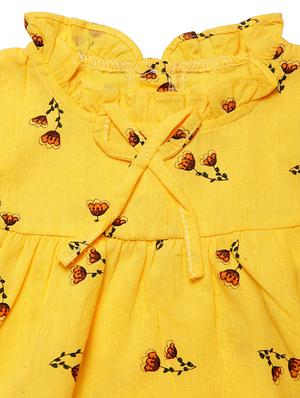yellow cotton frock - 16817125 - Standard Image - 3