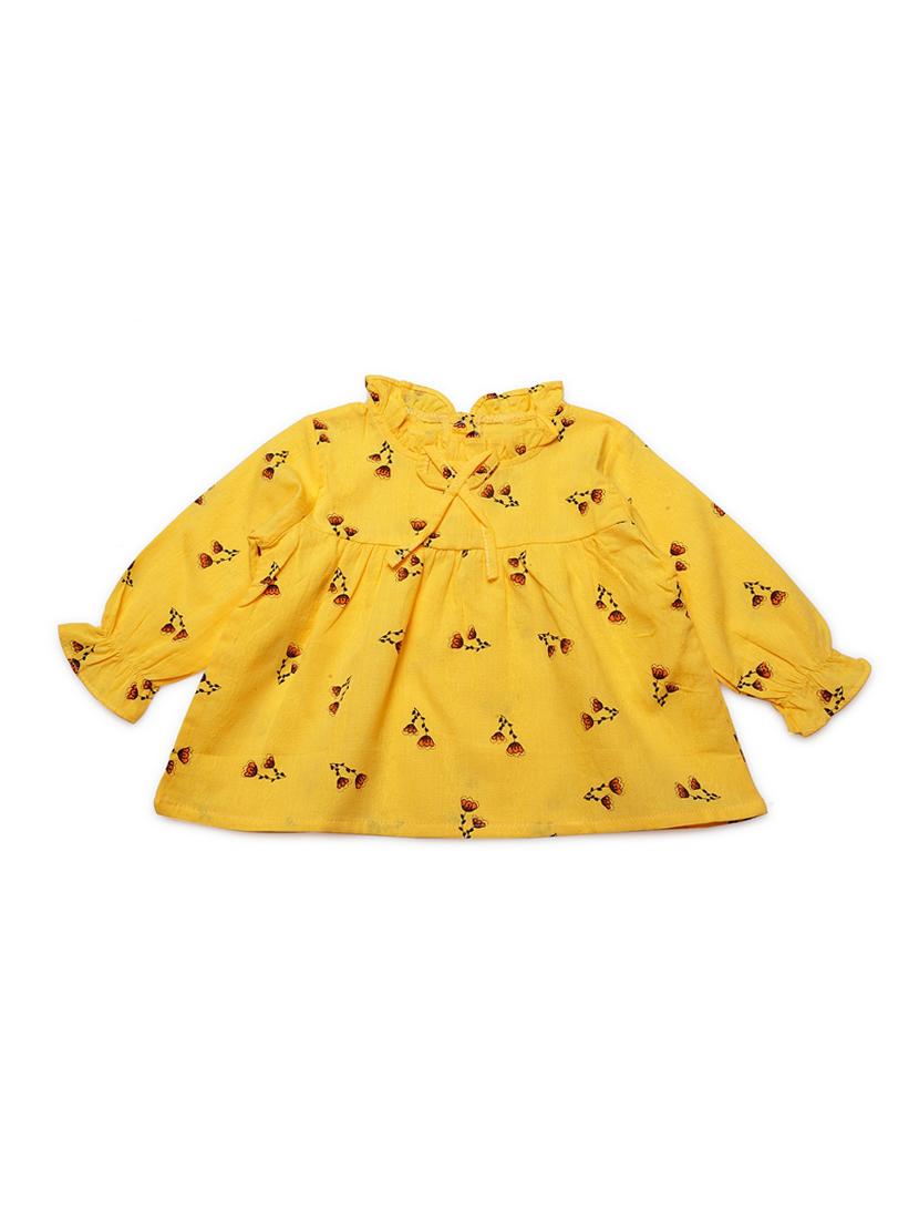 yellow cotton frock - 16817125 - Zoom Image - 1