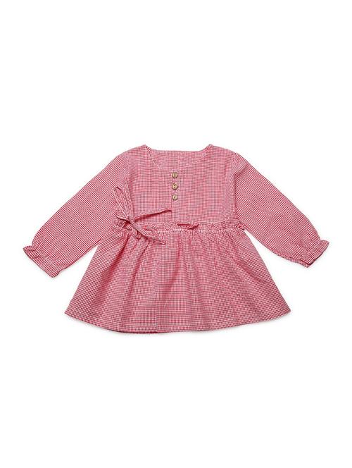 red cotton frock - 16817127 - Standard Image - 1