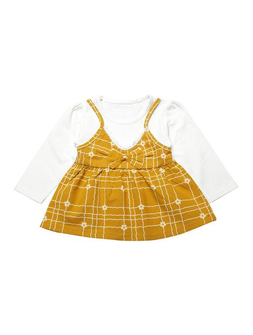yellow cotton frock - 16817129 - Standard Image - 1