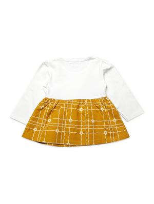 yellow cotton frock - 16817129 - Standard Image - 2
