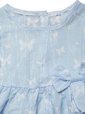 blue cotton frock - 16817132 - Standard Image - 3