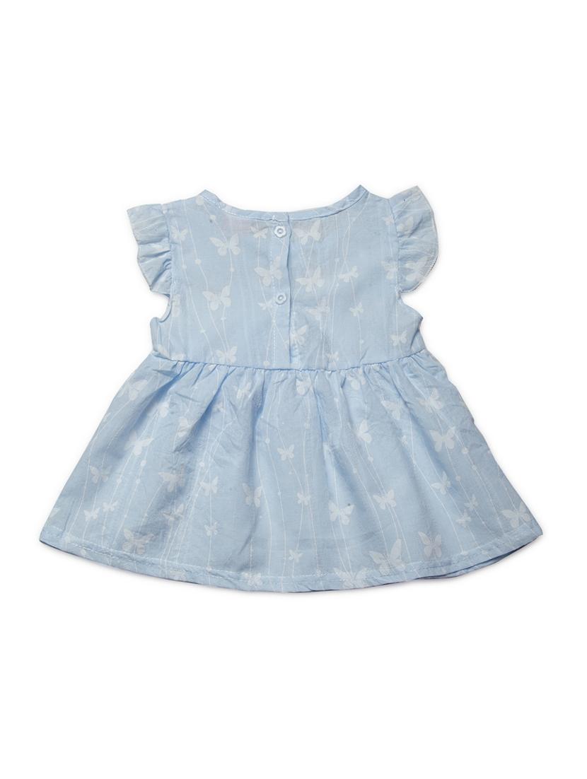 blue cotton frock - 16817132 - Zoom Image - 2