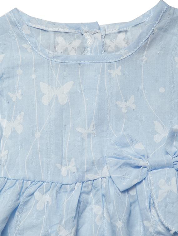 blue cotton frock - 16817132 - Zoom Image - 3