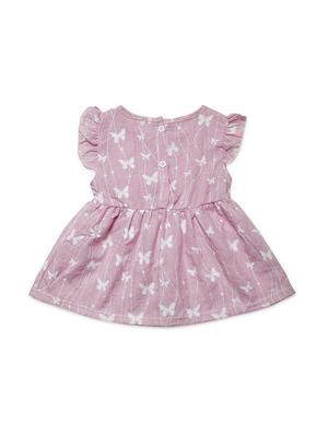 pink cotton frock - 16817134 - Standard Image - 2