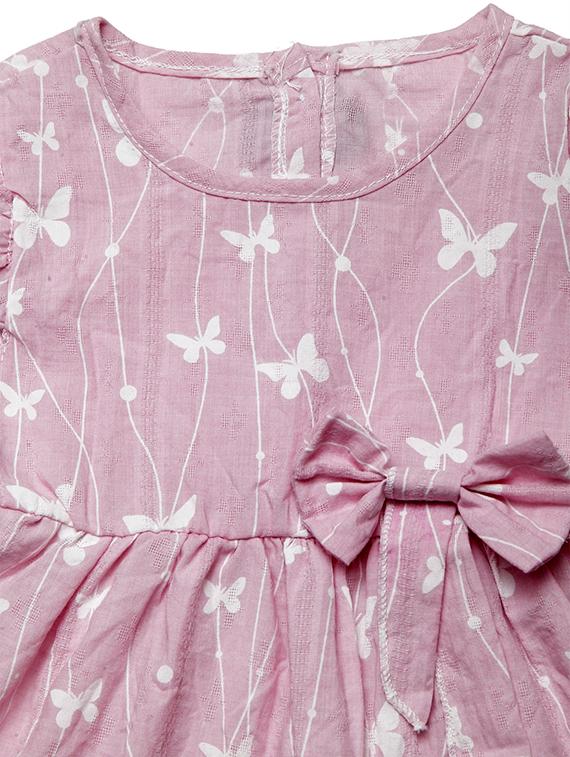pink cotton frock - 16817134 - Zoom Image - 3