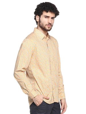 orange printed casual shirt - 16817200 - Standard Image - 3