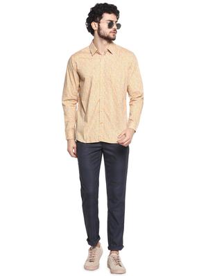 orange printed casual shirt - 16817200 - Standard Image - 5