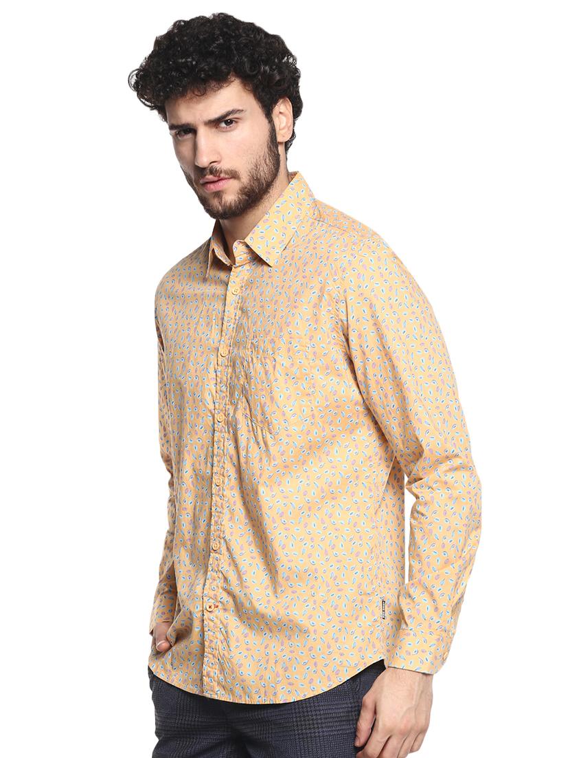 orange printed casual shirt - 16817200 - Zoom Image - 2