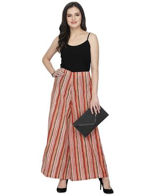 high rise striped palazzo - 16817206 - Standard Image - 4