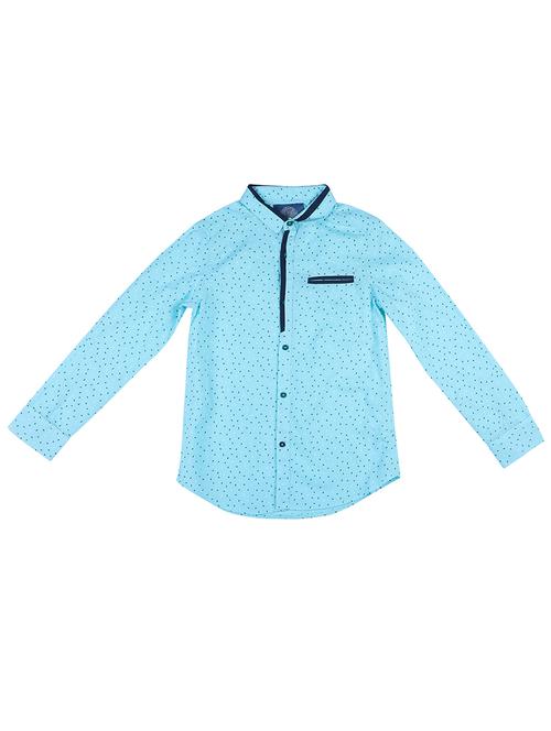 light blue cotton shirt - 16817329 - Standard Image - 1