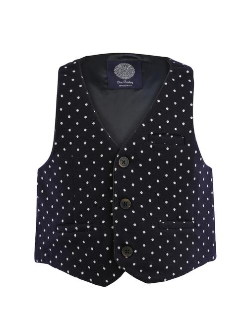 blue cotton waistcoat - 16817331 - Standard Image - 1