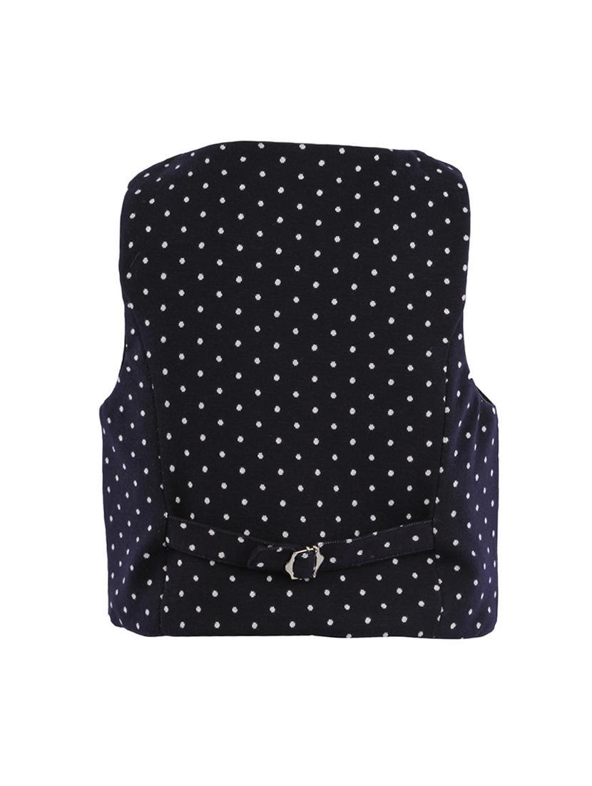 blue cotton waistcoat - 16817331 - Zoom Image - 2