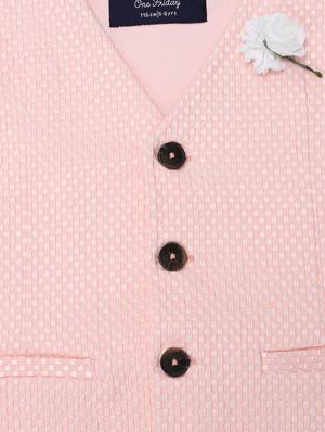 pink polyester waistcoat - 16817332 - Standard Image - 3