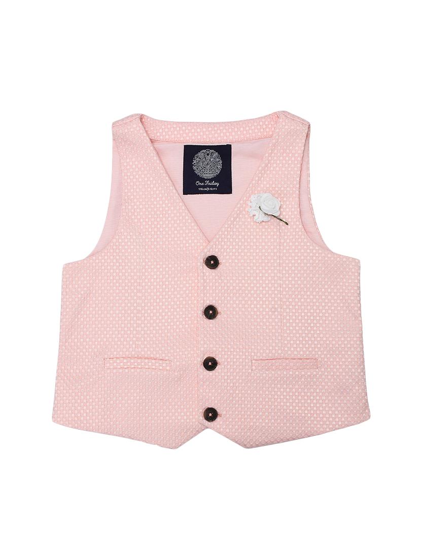 pink polyester waistcoat - 16817332 - Zoom Image - 1