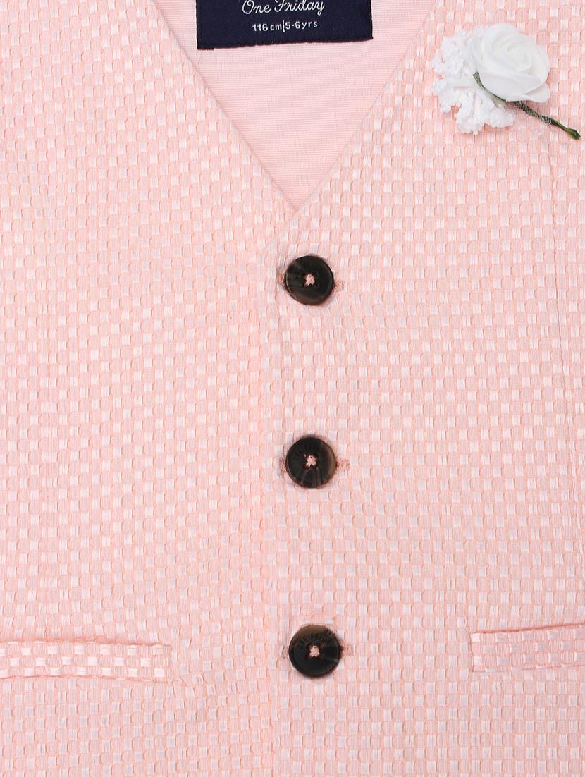 pink polyester waistcoat - 16817332 - Zoom Image - 3