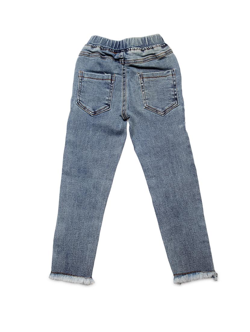 blue cotton plain jean - 16817336 - Zoom Image - 2