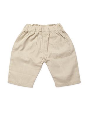 white cotton casual trouser - 16817342 - Standard Image - 2