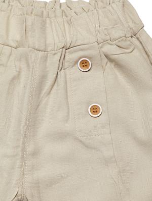 white cotton casual trouser - 16817342 - Standard Image - 3