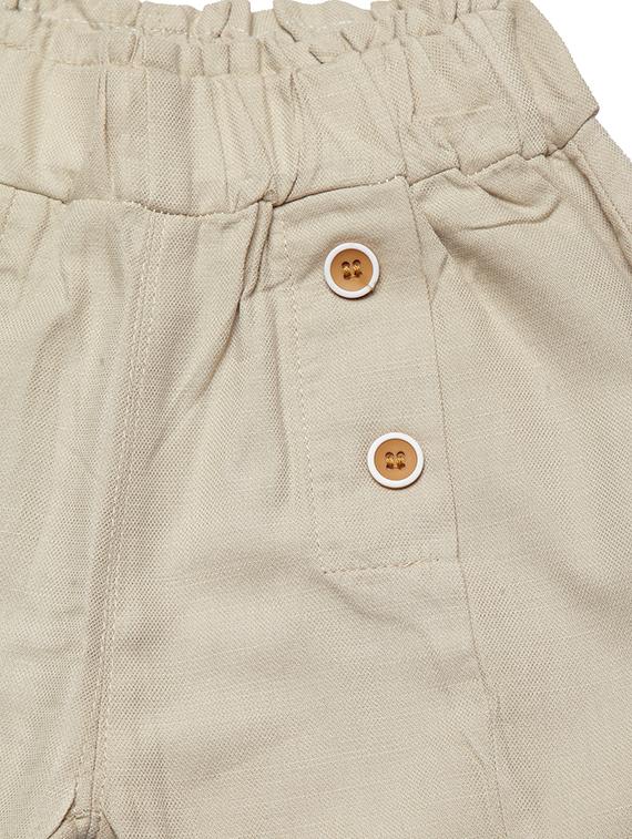 white cotton casual trouser - 16817342 - Zoom Image - 3