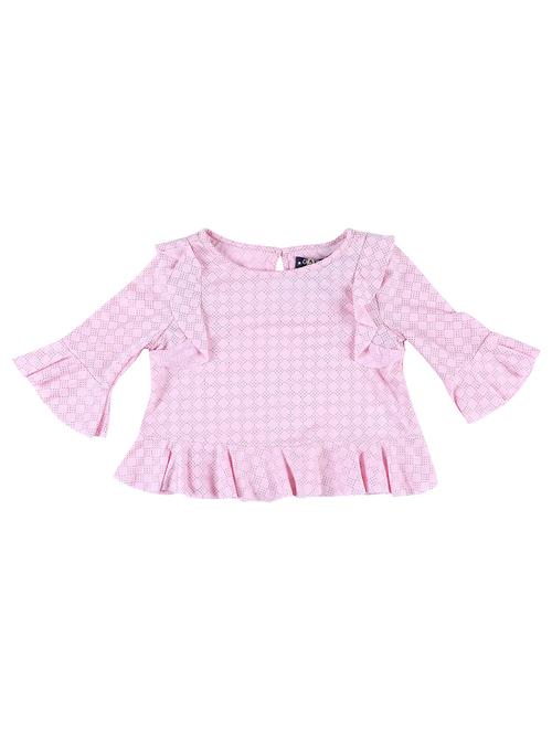 pink cotton regular top - 16817590 - Standard Image - 1