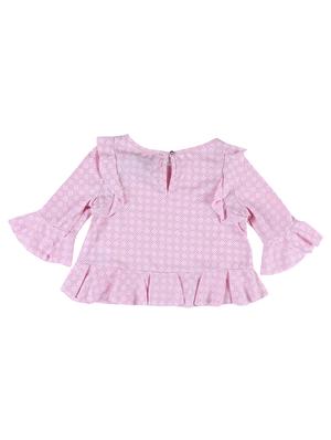 pink cotton regular top - 16817590 - Standard Image - 2