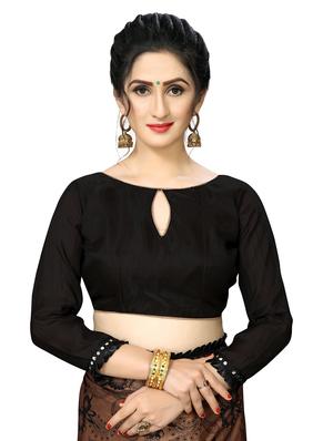 floral printed saree with blouse - 16817611 - Standard Image - 3