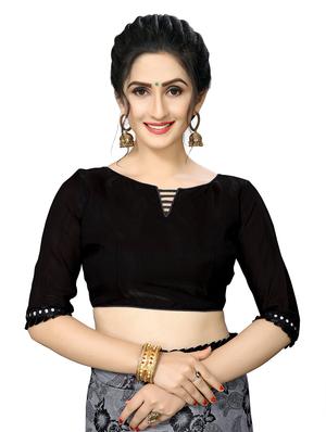 floral printed saree with blouse - 16817613 - Standard Image - 3