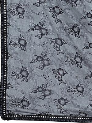 floral printed saree with blouse - 16817613 - Standard Image - 4