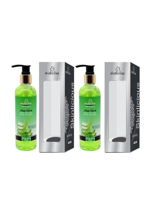 natural aloevera gel 240 ml each- pack of 2 - no paraben - 16817629 - Standard Image - 1