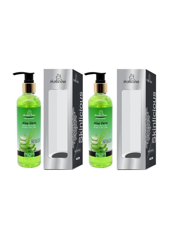 natural aloevera gel 240 ml each- pack of 2 - no paraben - 16817629 - Zoom Image - 1