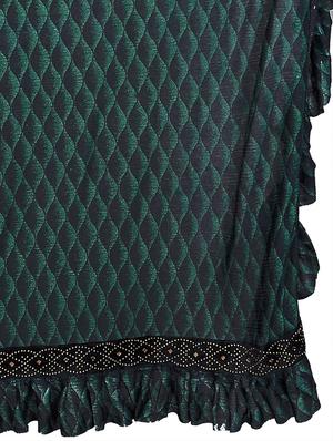 foil printed saree with blouse - 16817663 - Standard Image - 4
