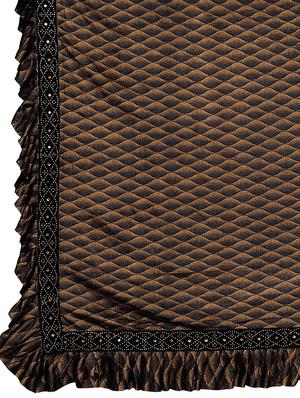 foil printed saree with blouse - 16817665 - Standard Image - 4