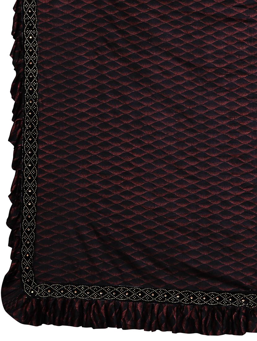 foil printed saree with blouse - 16817683 - Zoom Image - 4