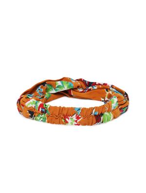 brown cotton blend hair band - 16818424 - Standard Image - 3
