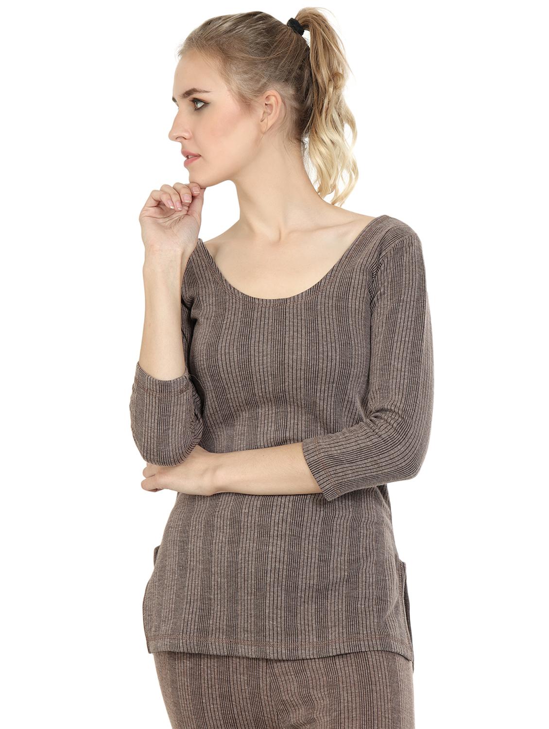 brown cotton thermals & inner wear - 16818431 - Zoom Image - 1